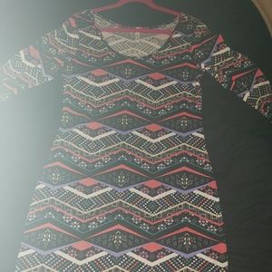 Tribal bodycon dress